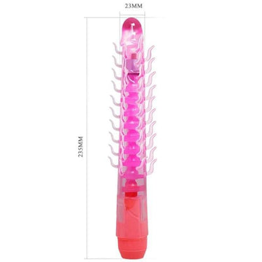 Dildo Piegbhevole Vibrante Stimolante in Vera Pelle 23,5 cm